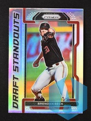 2021 Panini Prizm Draft Picks Draft Standouts Silver #DS-BB Brendan Beck Cardinal